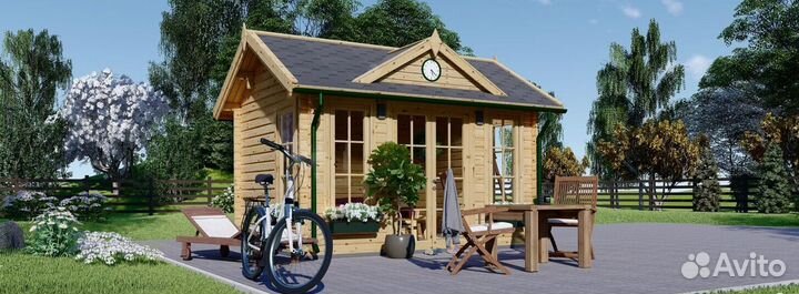 Дом из бруса шерлок 44 3x4