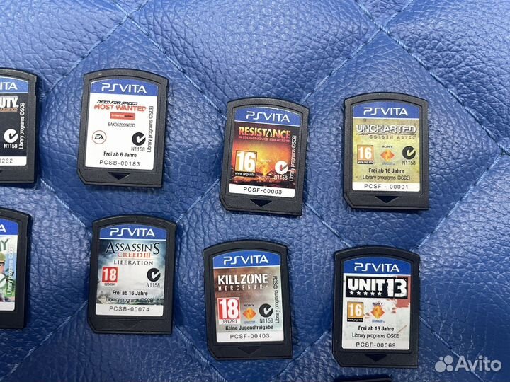 PS vita картриджи