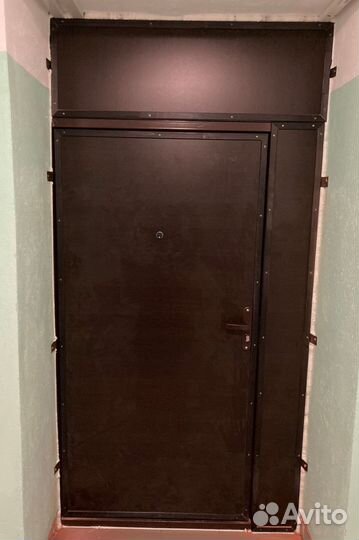 Дверь двухстворчатая металлическая