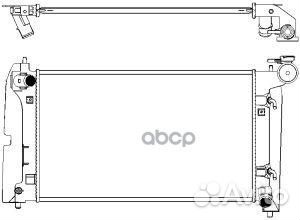 Радиатор системы охлаждения 34611023 Sakura