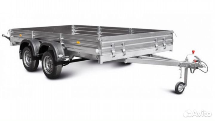 Двухосный прицеп мзса 817736 345Х195см,опорное Е