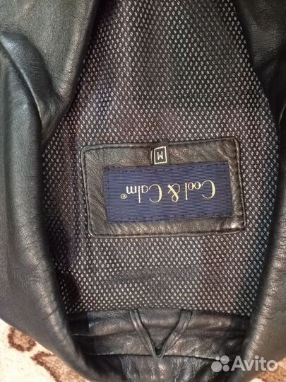 Кожаная куртка мужская 52раз