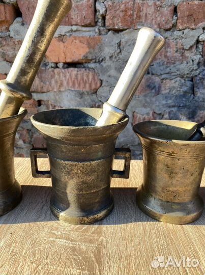 Старинная Ступка с Пестиком