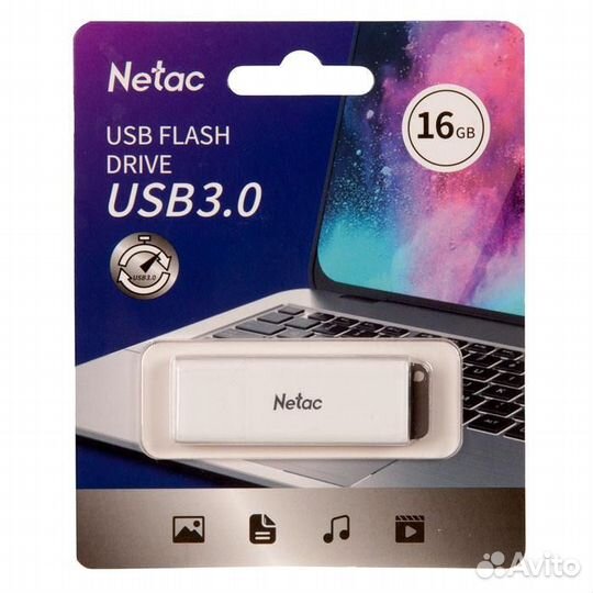 Флеш-накопитель (флешка) 16Gb Netac USB 3.0 NT03U1