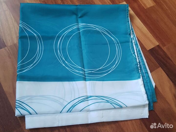 Плед, тюль Икея,шторы, шторки для ванной новое