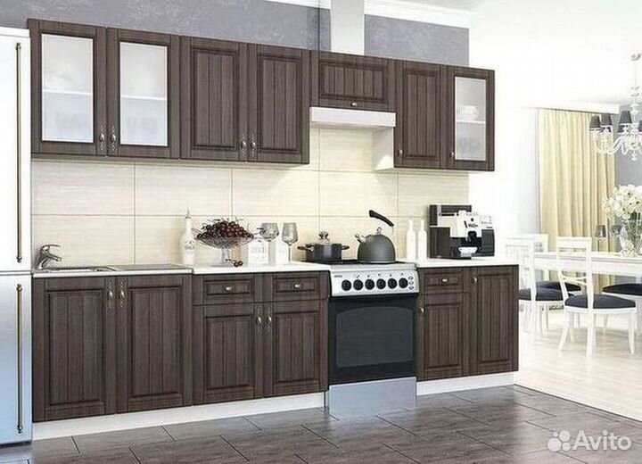 Кухня угловая с техникой