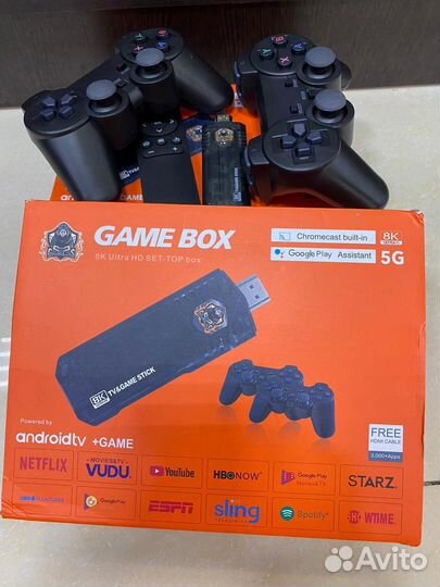 Приставка Game Box 8K 10000 игр + Android TV