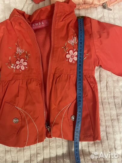 Ветровка на девочку 2 года