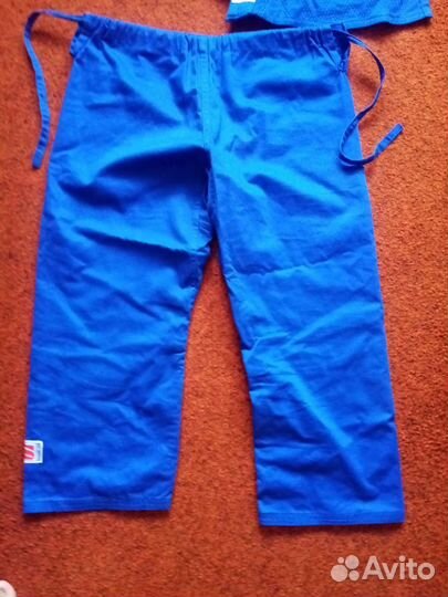 Кимоно для дзюдо синее