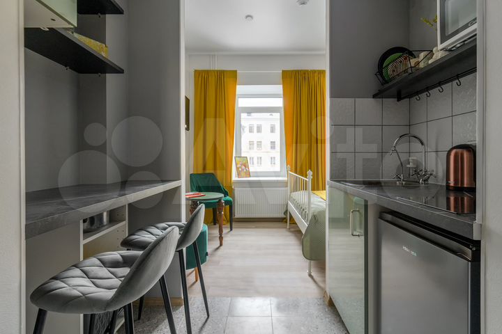 Квартира-студия, 18 м², 3/4 эт.