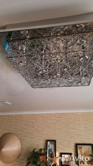 Светильник потолочный+ 4 точечных светильника