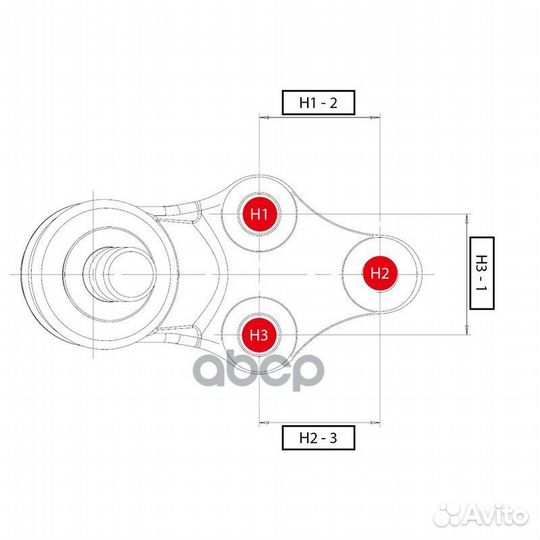 Шаровая опора нижняя honda Civic FD 05-12 LH CB