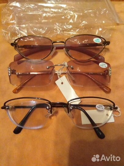 Очки новые, на -5, -5,5. -6