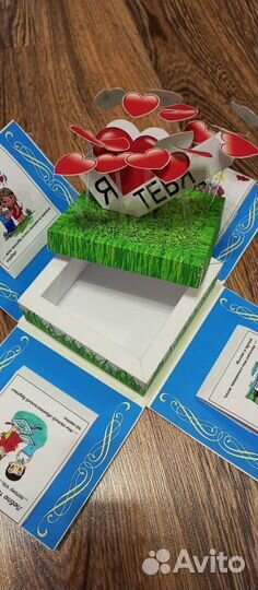 Уникальный подарочный бокс/коробка для влюбленных