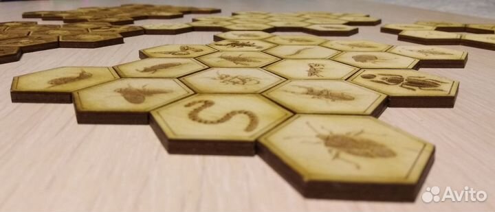 Улей (hive) настольная игра из дерева