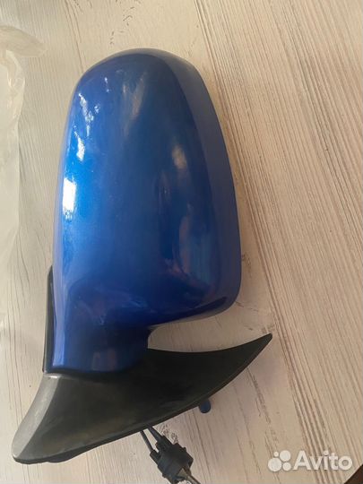 Зеркало заднего вида калина 1 цвет ярко синий