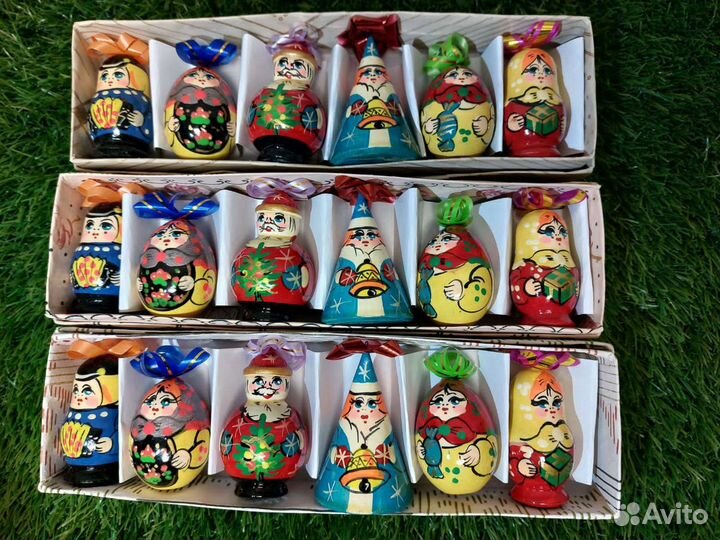 Новогодний набор русский 6 шт