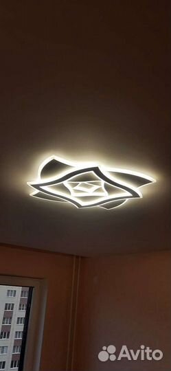 Установка люстр