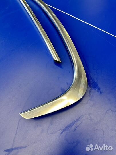 Комплект молдинг дверей хром