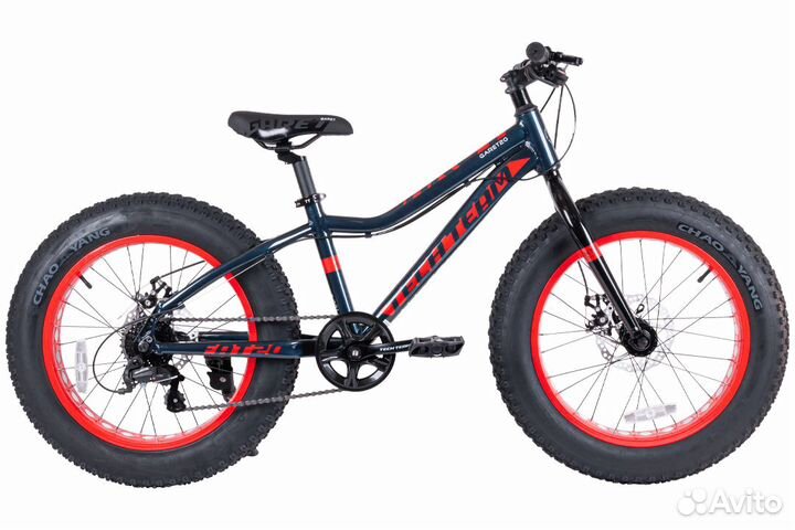 Велосипед 20д. TechTeam fatbike Garet, красный