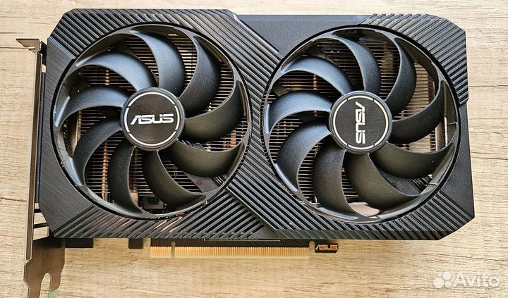 Б/у Видеокарта GeForce RTX 3050 8Гб asus Dual OC E