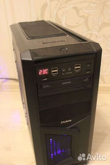 Пк AMD 6-ядер, 8gb ddr, Ati HD 7770, hdd, zalman z