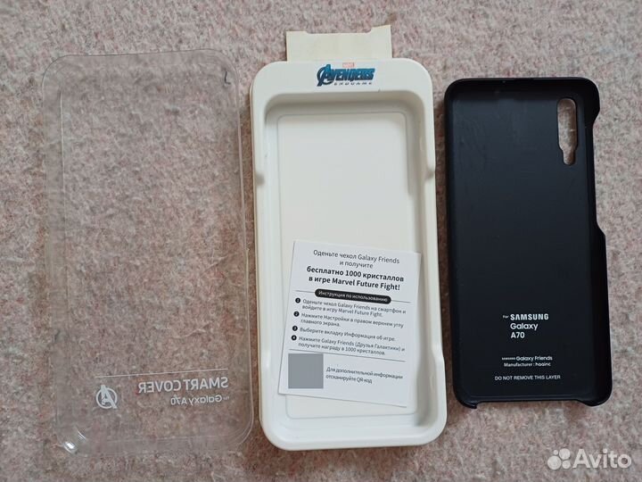 Чехол на Самсунг А70 Avengers