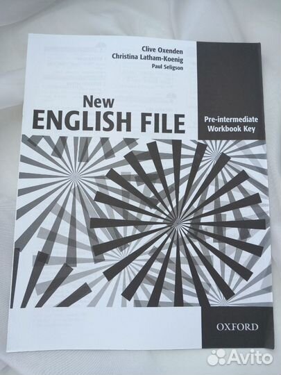 New Englis File Pre-intermediate, учебник, рабочая