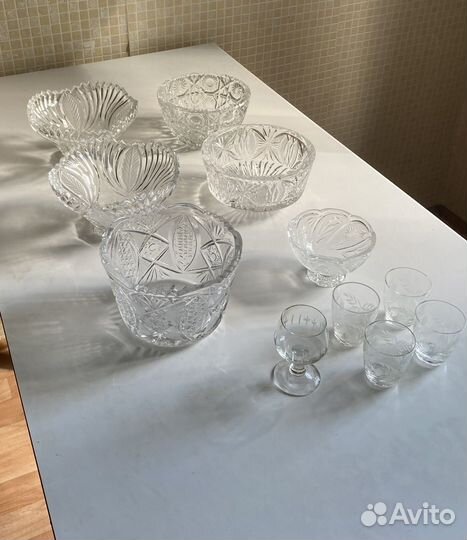Хрустальная посуда СССР