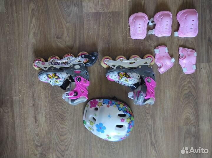 Ролики для девочки раздвижные