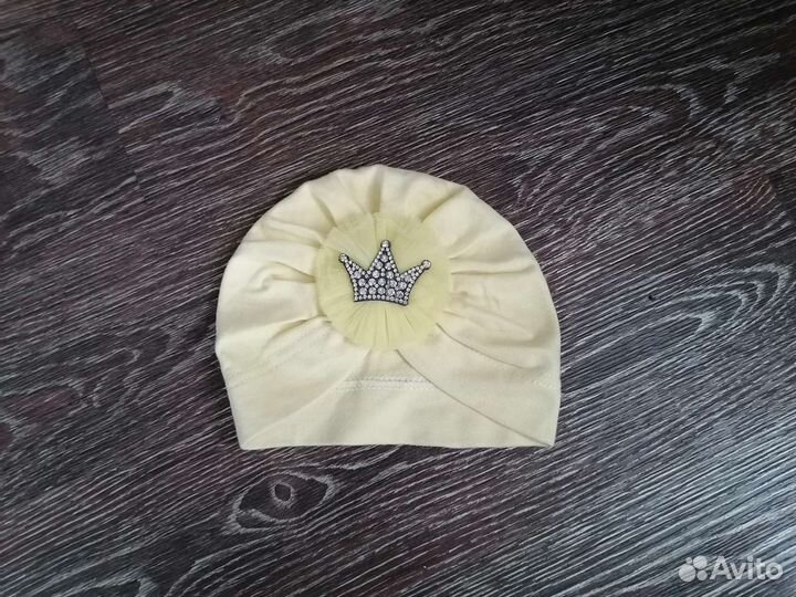 Шапка чалма для девочки