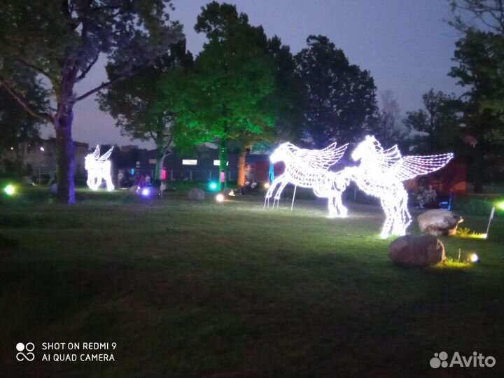 Световые фигуры, Олень светящийся