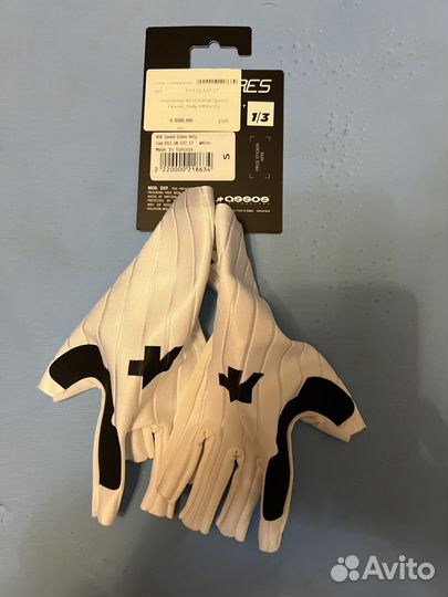 Перчатки assos RSR speed gloves holy white
