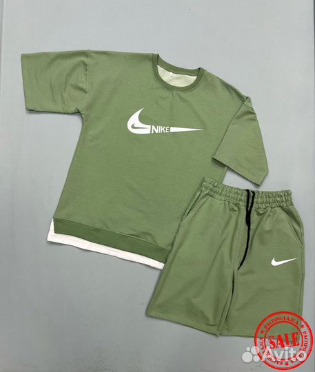 Спортивный костюм nike (футболка+шорты)
