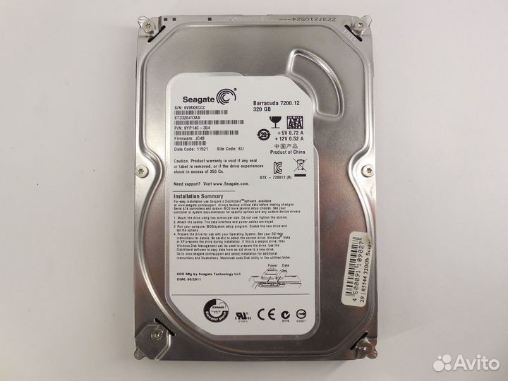 Жесткий диск 250 gb с windows10 + drivers