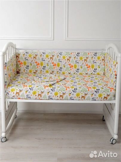 Бортики в детскую кроватку бу