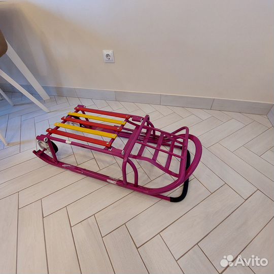 Детские санки с колесами