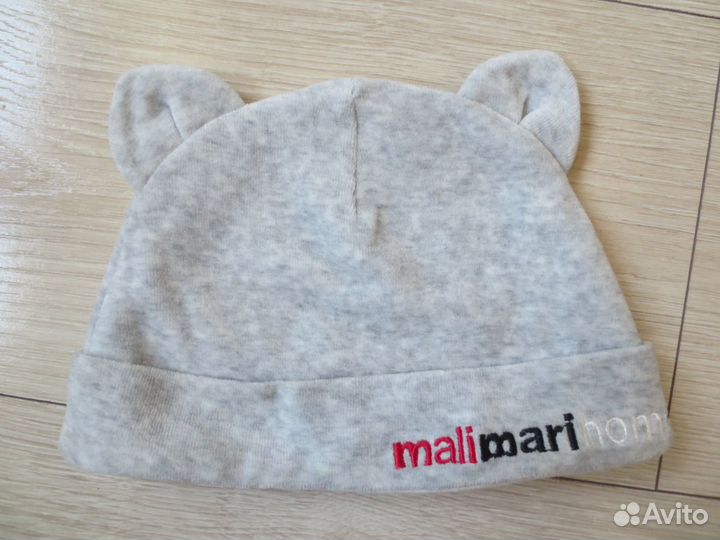 Шапка флисовая на хлопк.подкладке, р.46-48