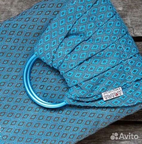 Слинг с кольцами Амама, хлопок, 2 метра