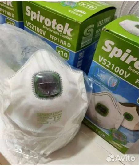 Респираторы spirotek 10 шт