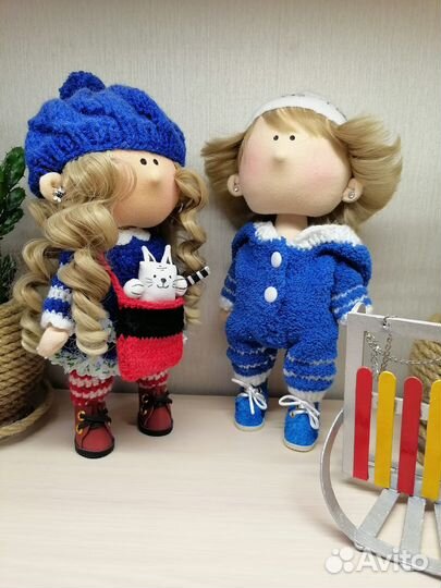 Интерьерная кукла ручной работы