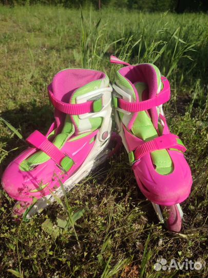 Роликовые коньки детские раздвижные