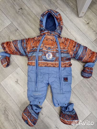 Зимние комбинезоны-трансформеры р. 68
