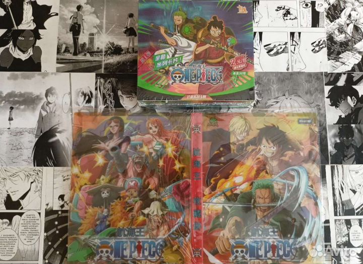 Премиум карточки One-Piece и биндер для них