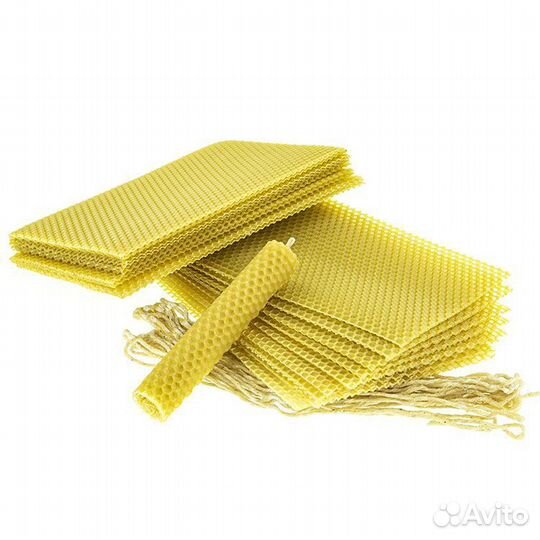 1 Вощина для свечей классическая 30 листов 200*13