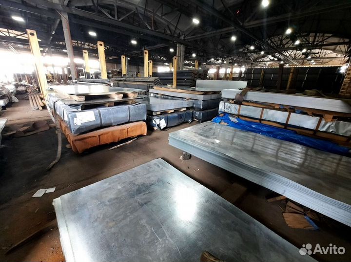 Лист оцинкованный 1х1250х2500 Zn140 Ст02