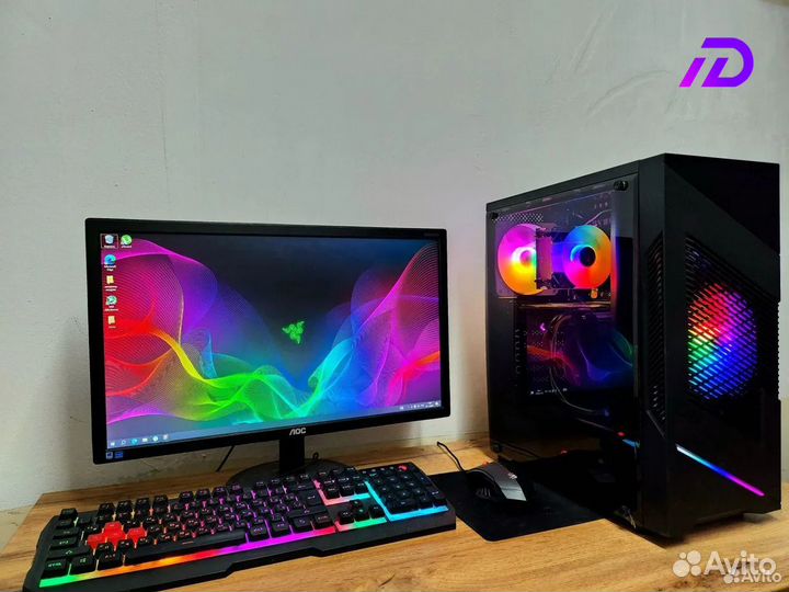 Игровой компьютер Rtx 3050, монитор, периферия