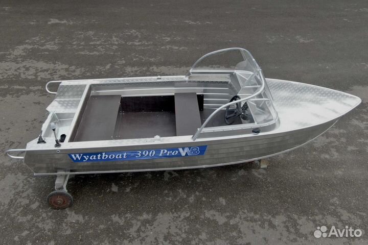 Новая моторная лодка Wyatboat 390 Pro нерегистрат