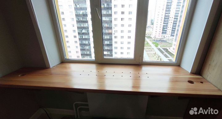 Подоконник деревянный из массива