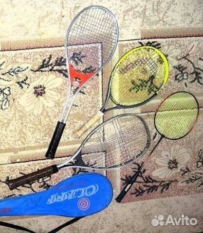 Ракетки большой теннис и бадминтон